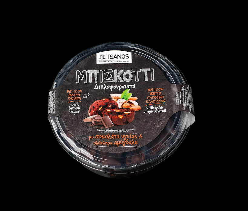 Biskotti with Dark Chocolate and Almonds